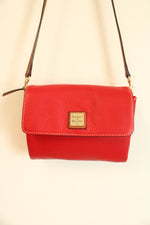 Dooney & Bourke Red Leather Hunter Purse