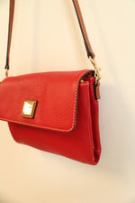 Dooney & Bourke Red Leather Hunter Purse