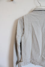[Blank NYC] Light Gray Moto Jacket | M