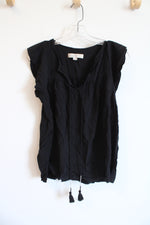 LOFT Black Blouse | XS