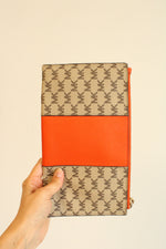 Michael Kors Orange Center Stripe Clutch Wristlet
