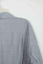 Van Heusen Studio Slim Fit Black Red White Checked Button Down Shirt | 16-16 1/2
