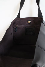 Coach Large Derby Black Leather Tote Bag