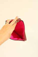 Dooney & Burke Red Nylon Large Pouch