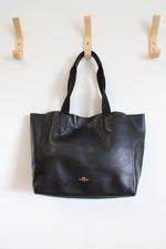 Coach Large Derby Black Leather Tote Bag