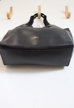 Coach Large Derby Black Leather Tote Bag