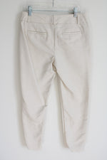 Ann Taylor Signature Beige Ankle Pant | 0 Petite