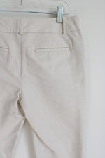 Ann Taylor Signature Beige Ankle Pant | 0 Petite