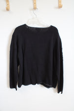 Tiara International Black Knit Beaded Vintage Cardigan | XL