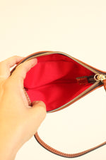 Dooney & Bourke Pink Stripe Nylon Wristlet