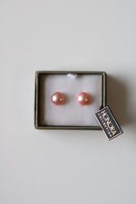 NEW Honora Collection Light Pink Pearl Stud Earrings