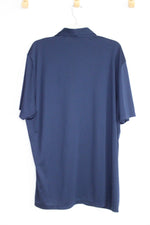Adidas Navy Blue Core Chest Stripe Polo Shirt | 2XL