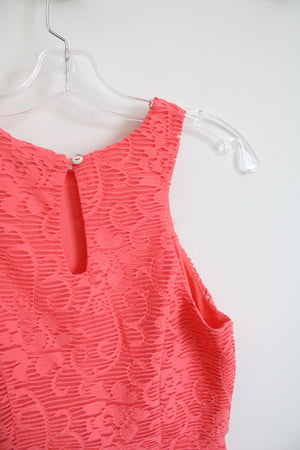Maurices Coral Textured Dress | S Jubilee Thrift Maurices Coral Textured Dress | S Jubilee Thrift