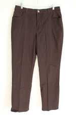 Lee Straight Leg Classic Fit Brown Jeans | 12 Short
