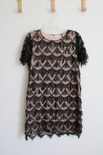 VVMCurve Sequined Black Dress | L