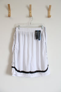 NEW Ultra Performance White & Black Basketball Shorts | XXL
