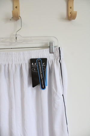 NEW Ultra Performance White & Black Basketball Shorts | XXL