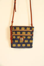 Dooney & Bourke Notre Dame Fighting Irish Navy Blue Yellow Crossbody Purse