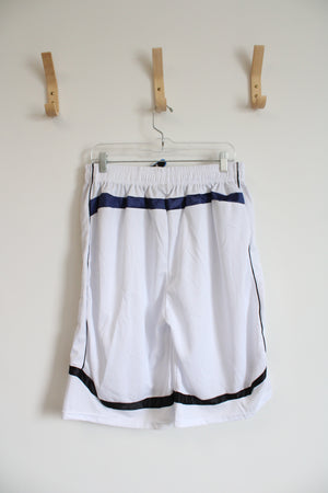 NEW Ultra Performance White & Black Basketball Shorts | XXL
