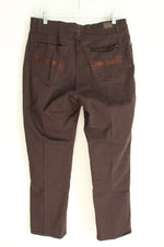 Lee Straight Leg Classic Fit Brown Jeans | 12 Short