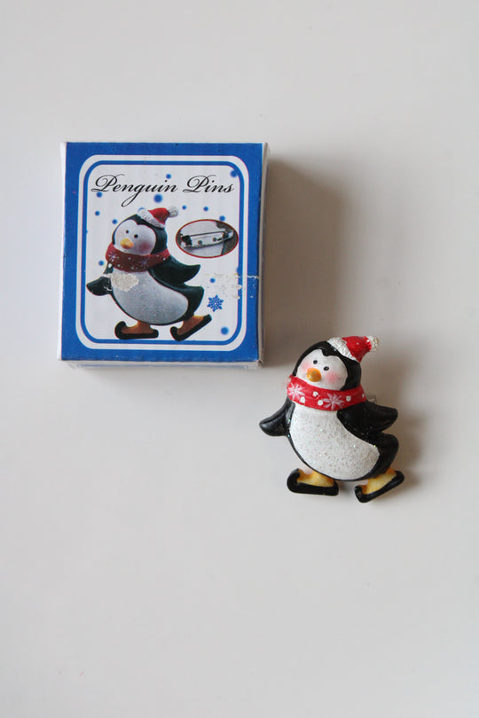Penguin Winter Pin