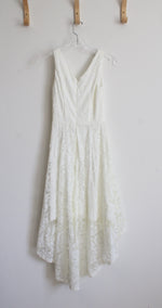 Muadress Sleeveless White Lace Dress | XS