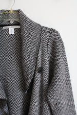 Max Studio Gray Patterned Cardigan | XL