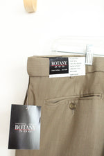 NEW Botany 500 Beige Khaki Dress Pants | 38S