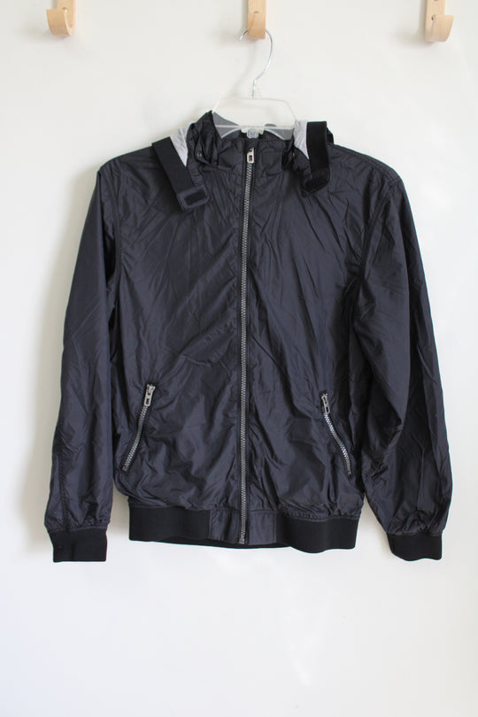 H&M Black Windbreaker Jacket | 11/12