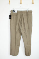 NEW Botany 500 Beige Khaki Dress Pants | 38S