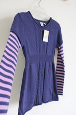 NEW SO Deep Cobalt Knit Tunic Top | Youth L (12)