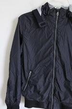 H&M Black Windbreaker Jacket | 11/12