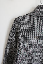 Max Studio Gray Patterned Cardigan | XL