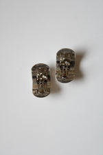 Sterling Silver Mexico Clip On Earrings