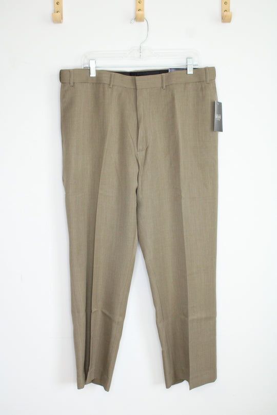 NEW Botany 500 Beige Khaki Dress Pants | 38S