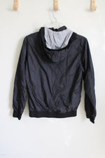 H&M Black Windbreaker Jacket | 11/12