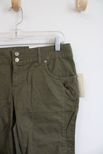 NEW Sonoma Modern Fit Green Capri Pants | 6