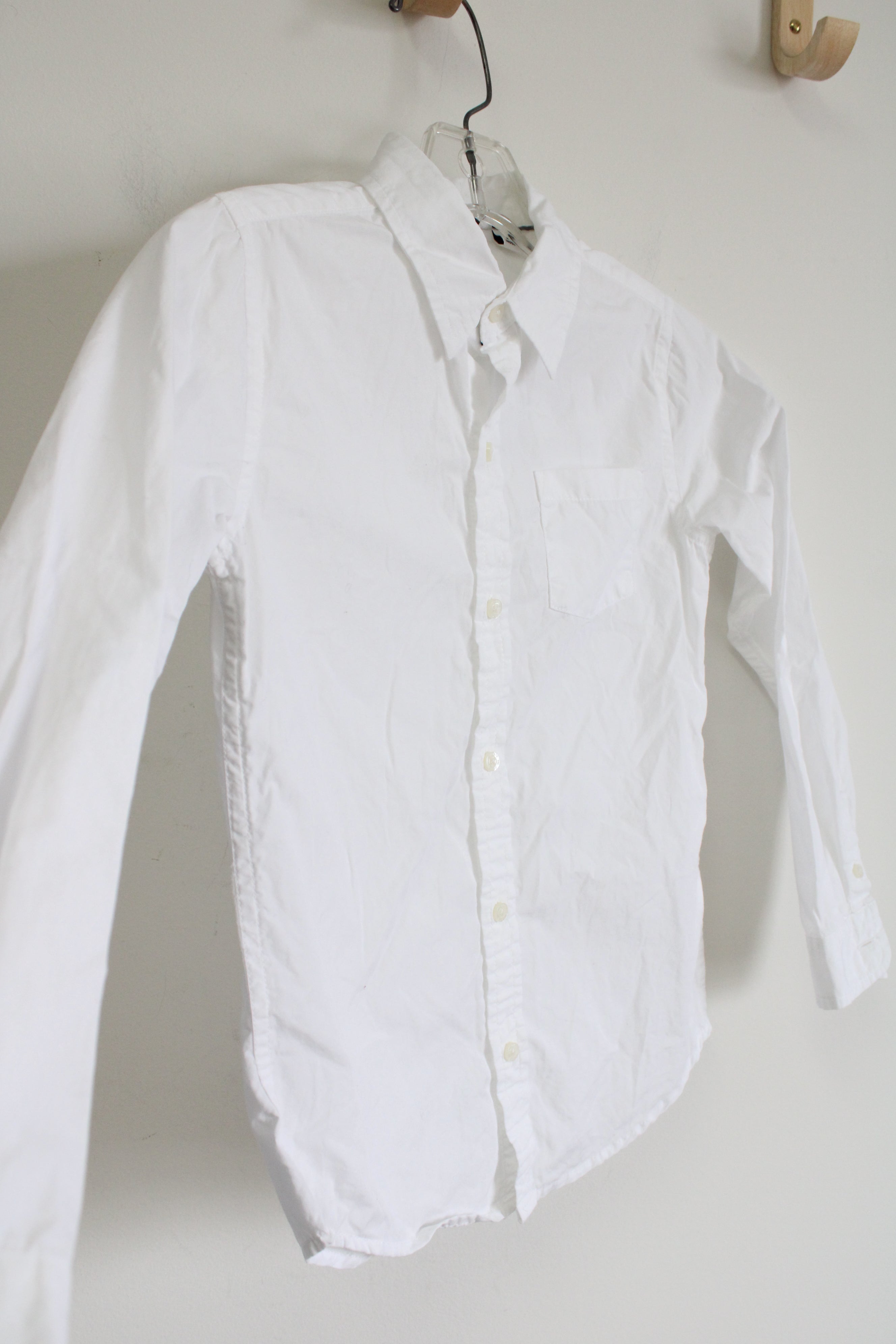 Janie & Jack White Button Down Shirt | 7