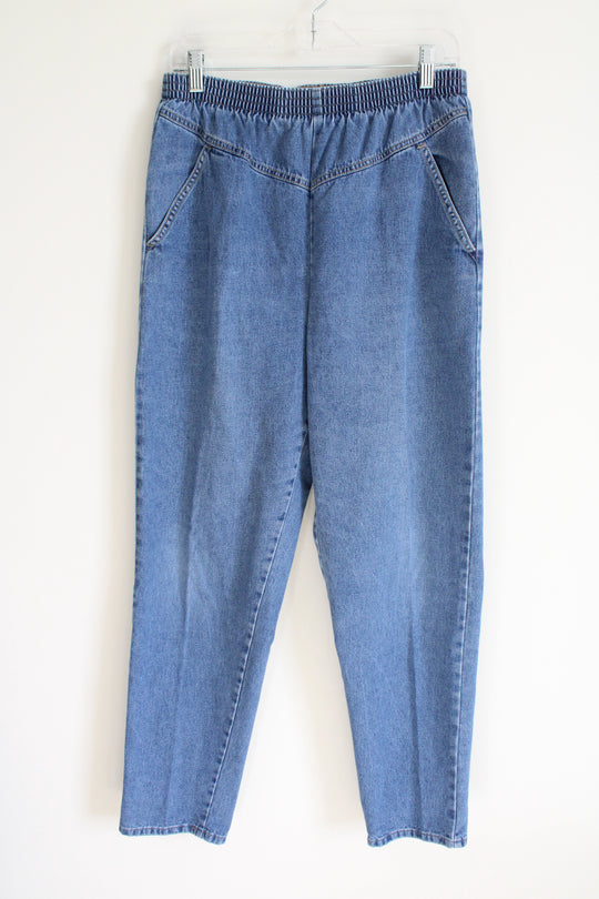 Pizzazz Denim Elastic Waistband Jeans | 18