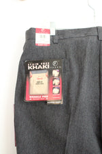 NEW Farah Gray Easy Fit Pleated Dress Pants | 38X29