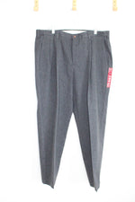 NEW Farah Gray Easy Fit Pleated Dress Pants | 38X29