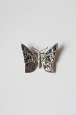 Abalone Butterfly PFB Sterling Silver Butterfly Pin