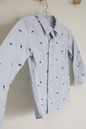 Carter's T-Rex Printed Button Down Shirt | 7
