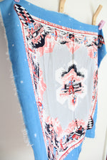 Vintage Winter Olympics "Winter In Bavaria" Scarf