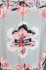 Vintage Winter Olympics "Winter In Bavaria" Scarf