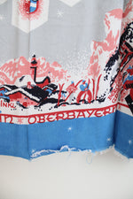 Vintage Winter Olympics "Winter In Bavaria" Scarf