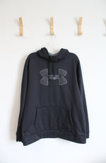 Under Armour Black & Gray Hoodie | XL