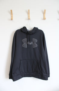 Under Armour Black & Gray Hoodie | XL