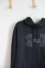 Under Armour Black & Gray Hoodie | XL