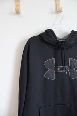 Under Armour Black & Gray Hoodie | XL